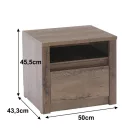 Fa éjjeliszekrény 0000086179