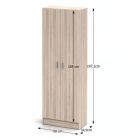 Sonoma tölgy cipősszekrény 0000096823