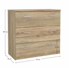 Komód sonoma tölgy 0000106625