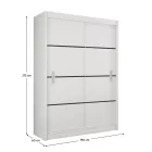 Gardróbszekrény 150 cm széles S47808