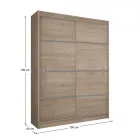 Gardróbszekrény 150 cm széles S47809