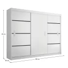 Gardróbszekrény 250 cm széles S47812
