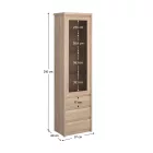 Üveges vitrin V47815