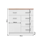 Komód fehér 0000147867