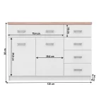 Komód 120 cm 0000147870