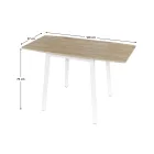 Fa asztallapos étkezőasztal T7246