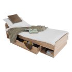 Egyszemélyes ágyneműtartós ágy 0000185712