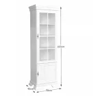 Üveg vitrin V94188