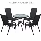 Magas támlás kerti szék 0000194792
