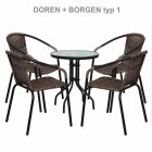 Fémvázas kerti szék 0000194796