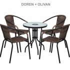 Fémvázas kerti szék 0000194796