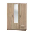 Tükrös gardróbszekrény S09905