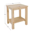 Fenyő éjjeliszekrény 0000213719