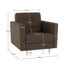 Kárpitozott fotel F13913