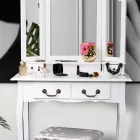 Fésülködőasztal zsámollyal 0000228277