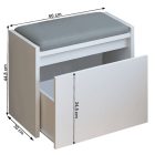 Előszoba pad tárolóval 0000236747