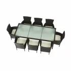 8 személyes kerti étkező garnitúra 0000254297