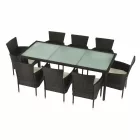 8 személyes kerti étkező garnitúra 0000254297
