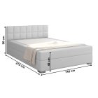Boxspring ágy 140x200 0000254690
