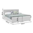 Boxspring ágy 180x200 0000254693
