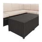 Barna rattan kerti bútor 0000254773