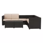 Barna rattan kerti bútor 0000254773