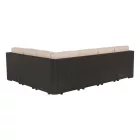 Barna rattan kerti bútor 0000254773