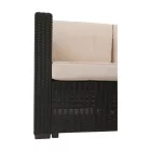Barna rattan kerti bútor 0000254773