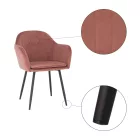 Fémvázas étkezőfotel S55796