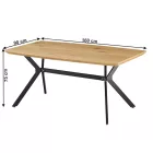 Fa asztallapos étkezőasztal T17623