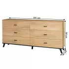Komód 180 cm 0000263075