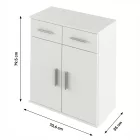 Komód fehér 0000263134