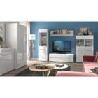 Magasfényű fehér komód 0000263383