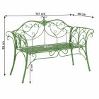 Fém kerti pad 0000263607