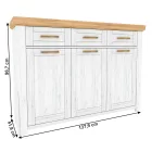 Komód 140 cm 0000264017