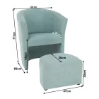 Klub fotel puffal 0000264858