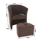 Klub fotel puffal 0000264861