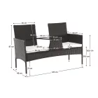 Kerti pad és asztal egyben 0000265954