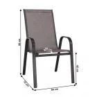 Magas támlás kerti szék 0000276387