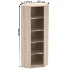 Joh - Sarok polcos szekrény 0000278030