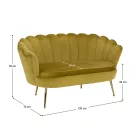 Luxus 2-üléses kanapé 0000279720