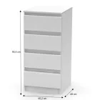 Komód fehér 0000281061