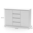 Komód fehér 0000281064