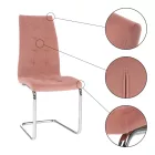Fémvázas étkezőszék S85444