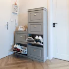 Cipősszekrény szürke 0000289129