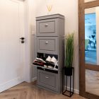 Cipősszekrény szürke 0000289133