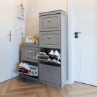 Cipősszekrény szürke 0000289133