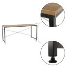 Fémvázas íróasztal 0000296577