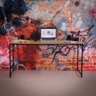 Fémvázas íróasztal 0000296577