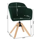 Szövet forgószék 0000300147